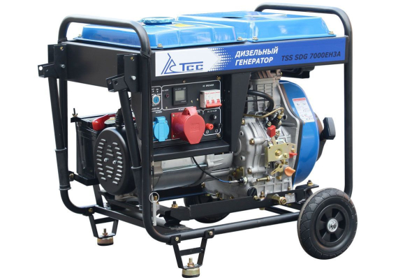 Дизельный генератор ТСС SDG 7000EH3A с АВР 033541 для дома фото