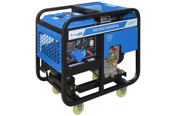 Дизельный генератор ТСС SDG 8000EHA 100050 портативный фото