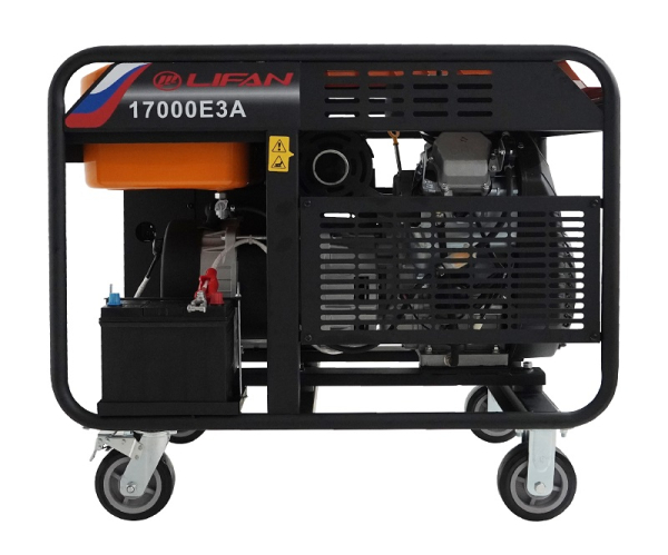 Бензиновый генератор Lifan 17000E3A 2-х тактный фото