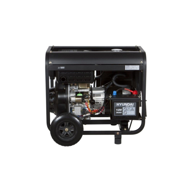 Дизельный генератор Hyundai DHY 8500LE  на колесах фото