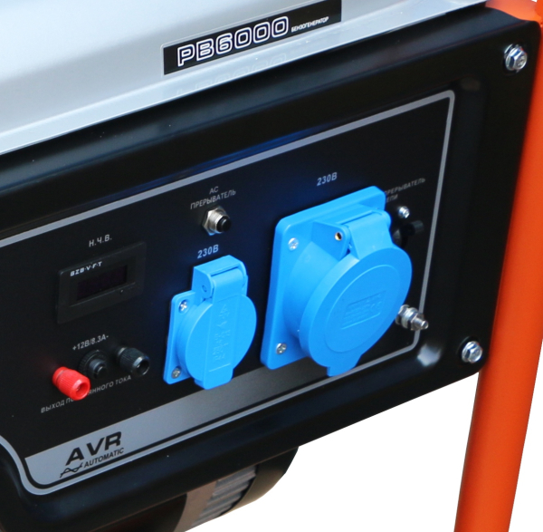 Бензиновый генератор Zongshen PB 6000 2-х тактный фото