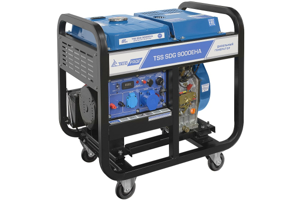 Дизельный генератор ТСС SDG 9000EHA 100035 4-х тактный фото