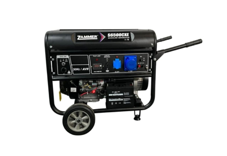 Бензиновый генератор Zammer S6500CXE- 5кВт Бензиновый генератор Zammer S6500CXE- 5кВт фото
