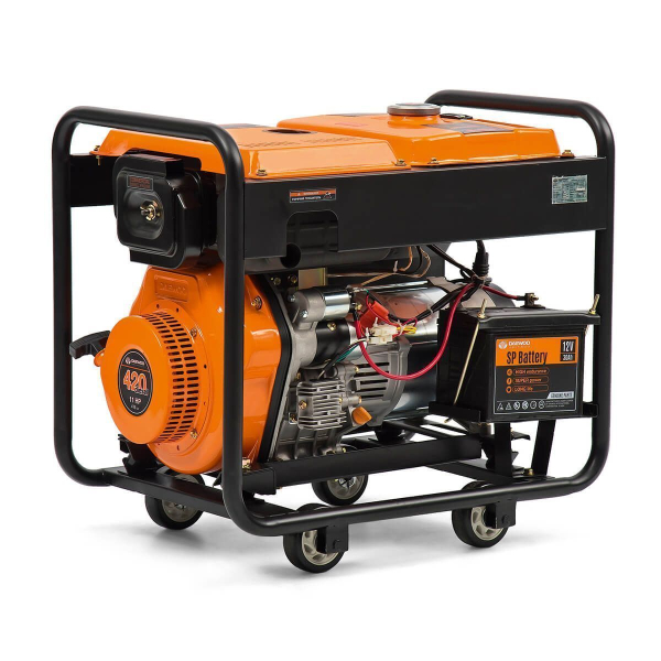 Дизельный генератор DAEWOO DDAE 6000XE DDAE 6000XE на колесах фото