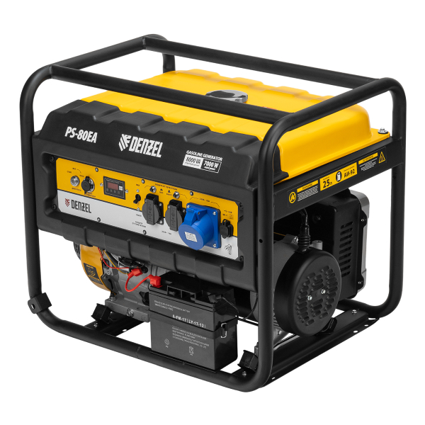 Бензиновый генератор DENZEL PS 80 EA 4-х тактный фото