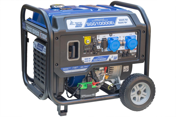 Бензиновый инверторный генератор ТСС SGG 10000Ei с блоком АВР для гаража фото
