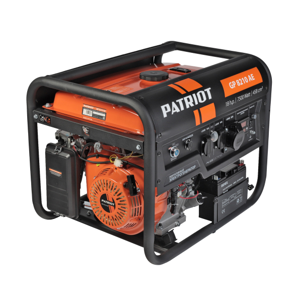 Бензиновый генератор PATRIOT GP 8210 AE 4-х тактный фото