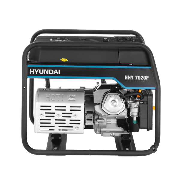Бензиновый генератор Hyundai HHY 7020F передвижной фото