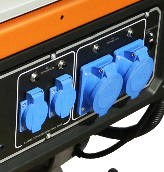 Бензиновый генератор Zongshen PB 12000 E 2-х тактный фото