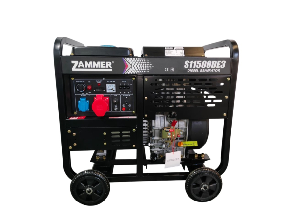 Дизельный генератор Zammer S11500DE3 S11500DE3 переносной фото