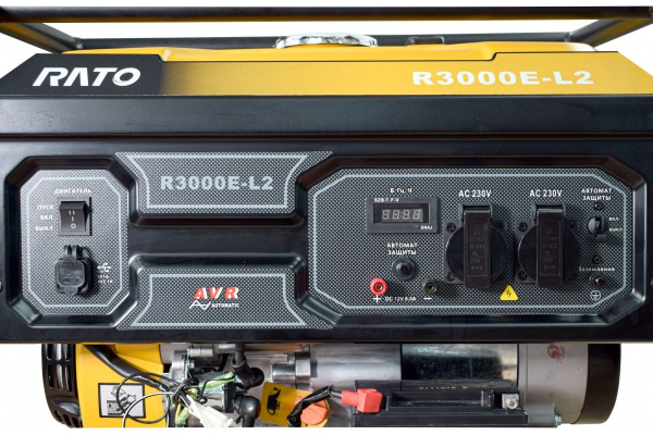 Бензиновый генератор RATO R3000E-L2 электростартер для гаража фото