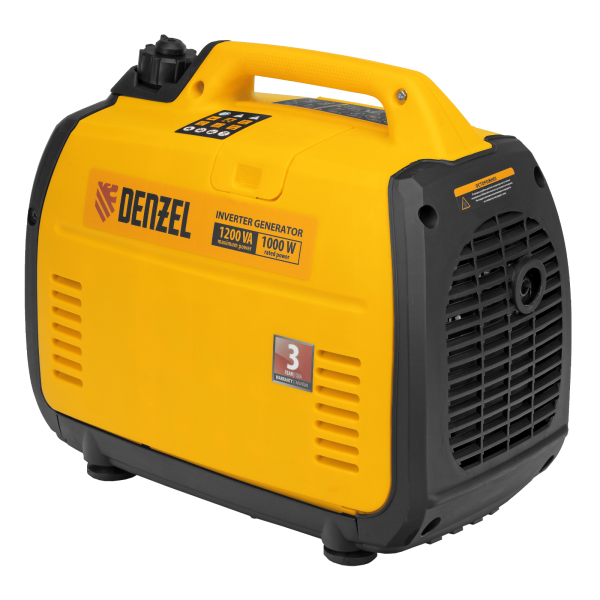 Бензиновый инверторный генератор DENZEL GT-1200iS переносной фото