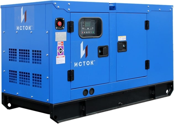 Дизельный генератор Исток АД20С-Т400-РПМ15 в кожухе с АВР  промышленный фото