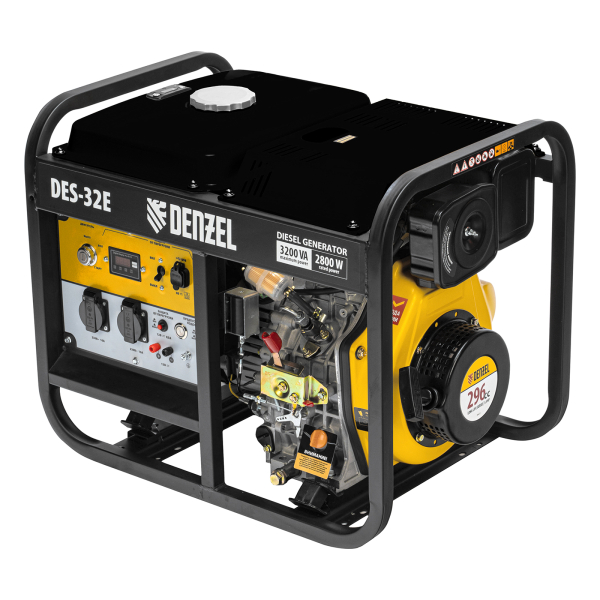 Дизельный генератор DENZEL DES-32E 94412 4-х тактный фото