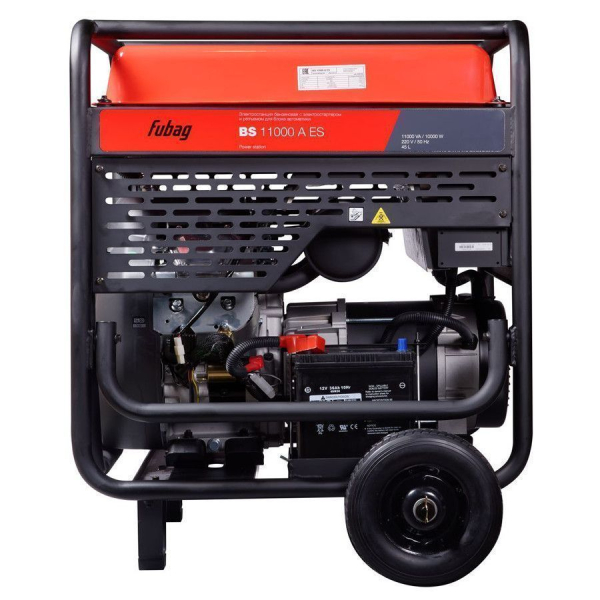 Бензиновый генератор Fubag BS 11000 A ES передвижной фото