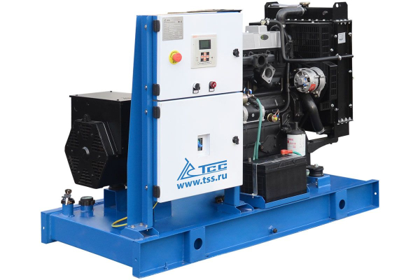 Дизельный генератор ТСС ЭД-24-Т400 в погодозащитном кожухе на прицепе 025274 на колесах фото
