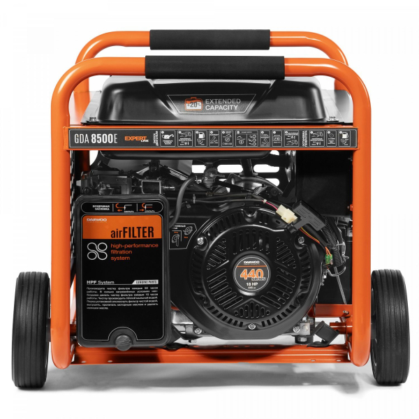 Бензиновый генератор DAEWOO GDA 8500E передвижной фото