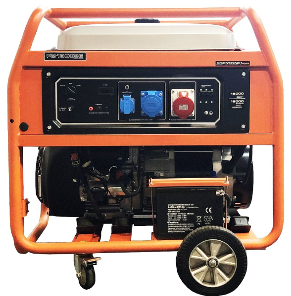 Бензиновый генератор Zongshen PB 18003 E передвижной фото