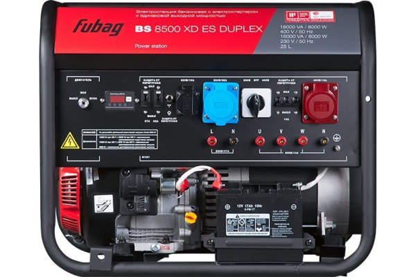 Бензиновый генератор Fubag BS 8500 XD ES DUPLEX Бензиновый генератор Fubag BS 8500 XD ES DUPLEX фото