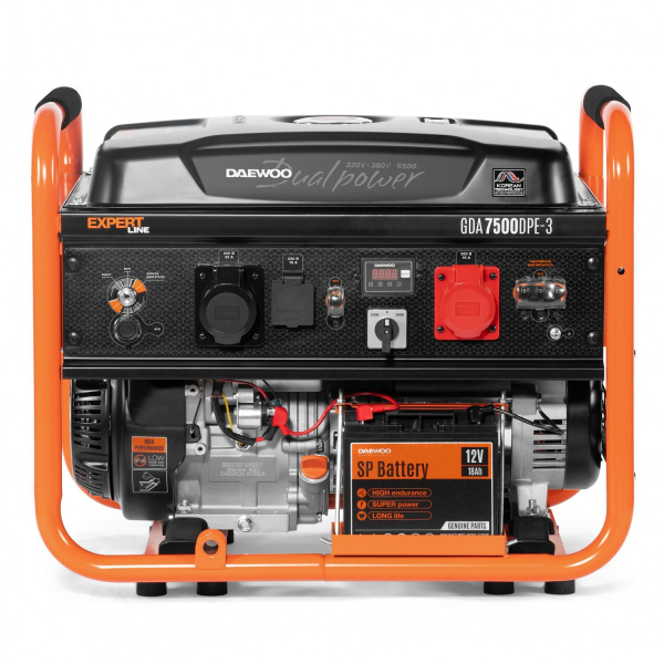 Бензиновый генератор DAEWOO GDA 7500 DPE-3 2-х тактный фото