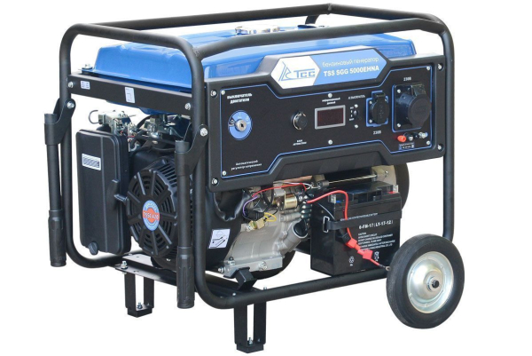 Бензиновый генератор ТСС SGG 5000EHNA 2-х тактный фото