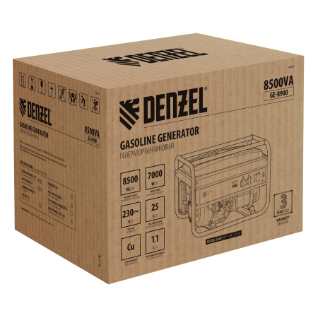 Бензиновый генератор DENZEL GE 8900 фото