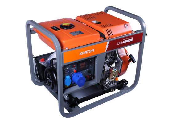 Дизельный генератор КРАТОН DG-6500E 3 08 02 027 синхронный фото