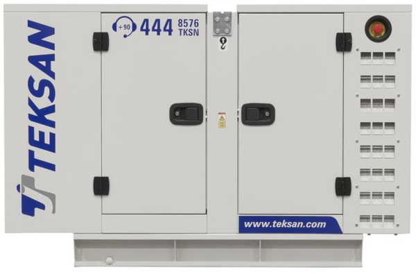 Дизельный генератор TEKSAN TJ72PE5L в кожухе  фото