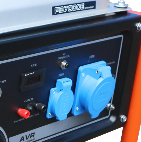 Бензиновый генератор Zongshen PB 7000 E 4-х тактный фото