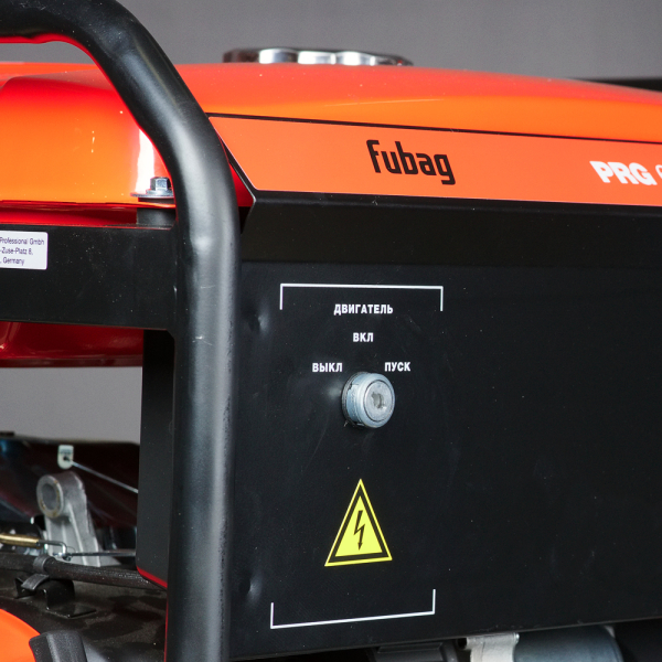 Бензиновый генератор Fubag PRG 5000 ES генератор + Комплект колес и ручек для электростанций в ПОДАРОК 4-х тактный фото