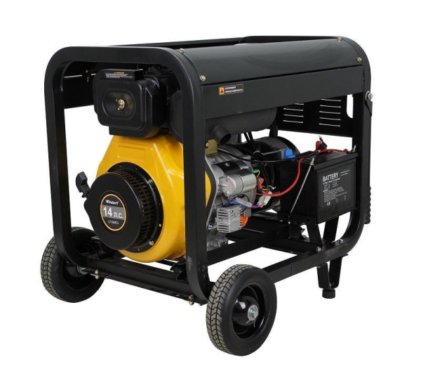 Дизельный генератор Habert H8GF-ME-F3 57567 на колесах фото