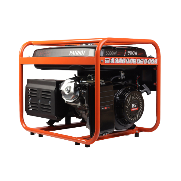 Бензиновый генератор PATRIOT SRGE 6500 E 2-х тактный фото