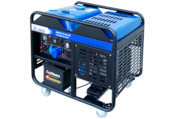 Дизельный генератор ТСС SDG 14000EHA в кожухе МК-3.1 111134 портативный фото