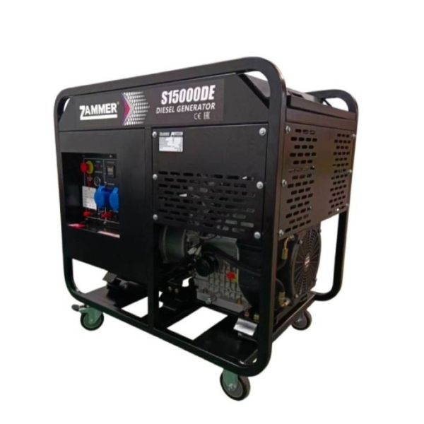 Дизельный генератор Zammer S15000DE S15000DE на колесах фото