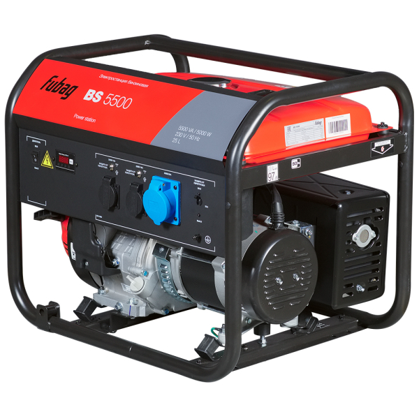 Бензиновый генератор Fubag BS 5500 646278 2-х тактный фото