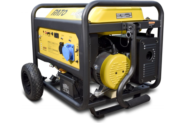 Бензиновый генератор RATO R8500D электростартер + колесный комплект передвижной фото