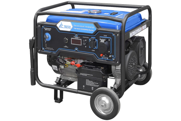Бензиновый генератор ТСС SGG 6000EHNA Duplex 2-х тактный фото