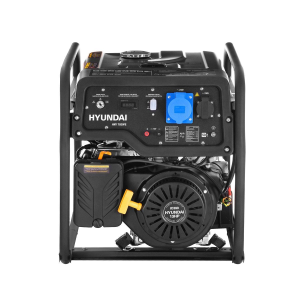 Бензиновый генератор Hyundai HHY 7020FE для гаража фото