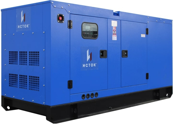 Дизельный генератор Исток АД80С-Т400-РПМ35 в кожухе с АВР  бесшумный фото