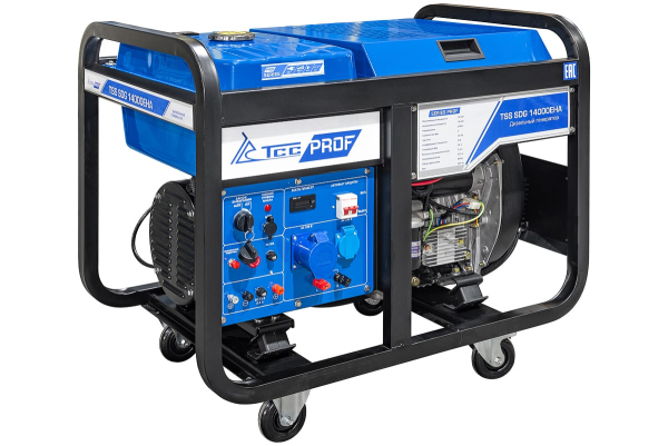 Дизельный генератор ТСС SDG 14000EHA 100139 2-х тактный фото