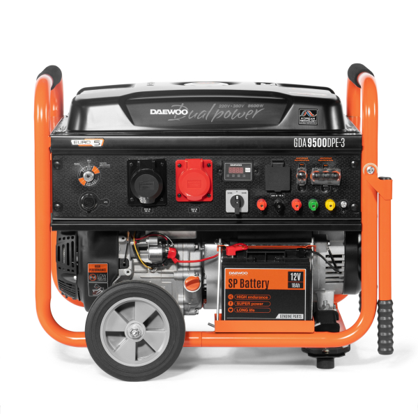 Бензиновый генератор DAEWOO GDA 9500DPE-3 4-х тактный фото