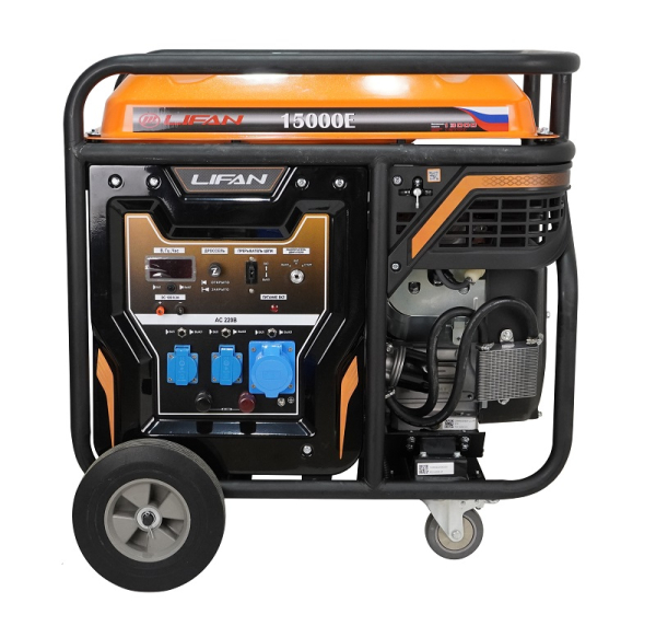 Бензиновый генератор Lifan 12 GF-4 (LF15000E) 2-х тактный фото