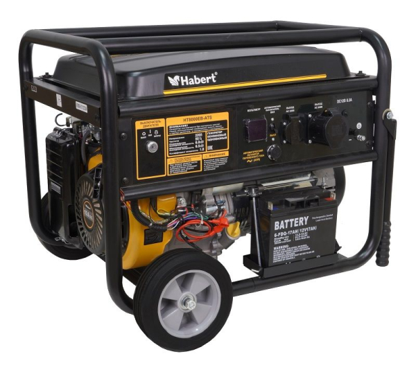 Бензиновый генератор Habert HT8000EB-ATS 4-х тактный фото