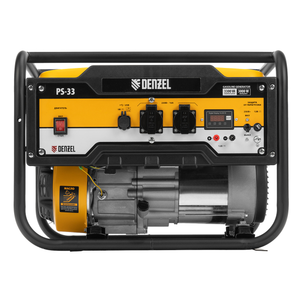 Бензиновый генератор DENZEL PS 33 резервный фото
