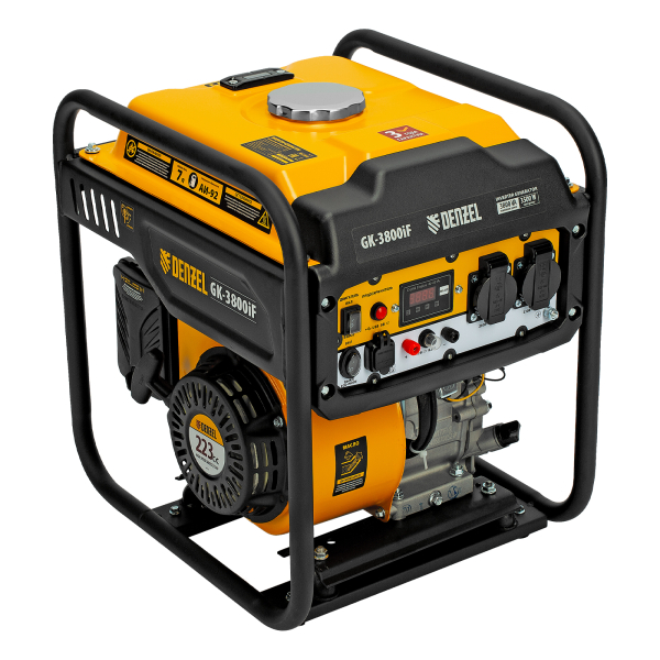 Бензиновый инверторный генератор DENZEL GK-3800iF резервный фото