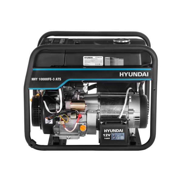Бензиновый генератор Hyundai HHY 10000FE-3 ATS с автозапуском для гаража фото