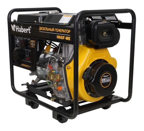 Дизельный генератор Habert H6GF-ME 57181 передвижной фото