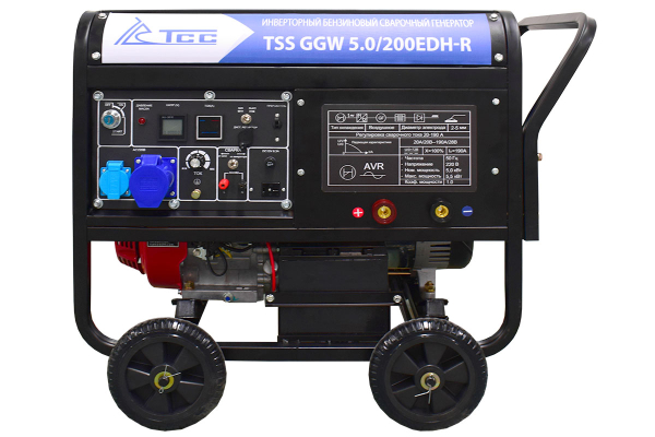 Бензиновый сварочный генератор ТСС GGW 5.0/200EDH-R (Honda GX390) для дачи фото