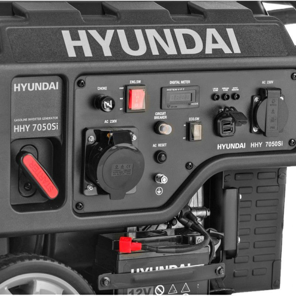 Бензиновый инверторный генератор Hyundai HHY 7050Si для газового котла фото