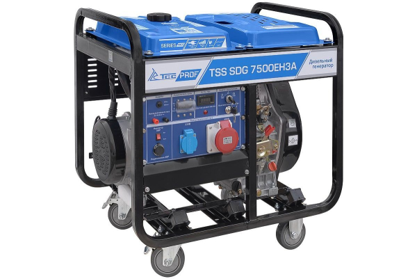Дизельный генератор ТСС SDG 7500EH3A 100027 для дома фото